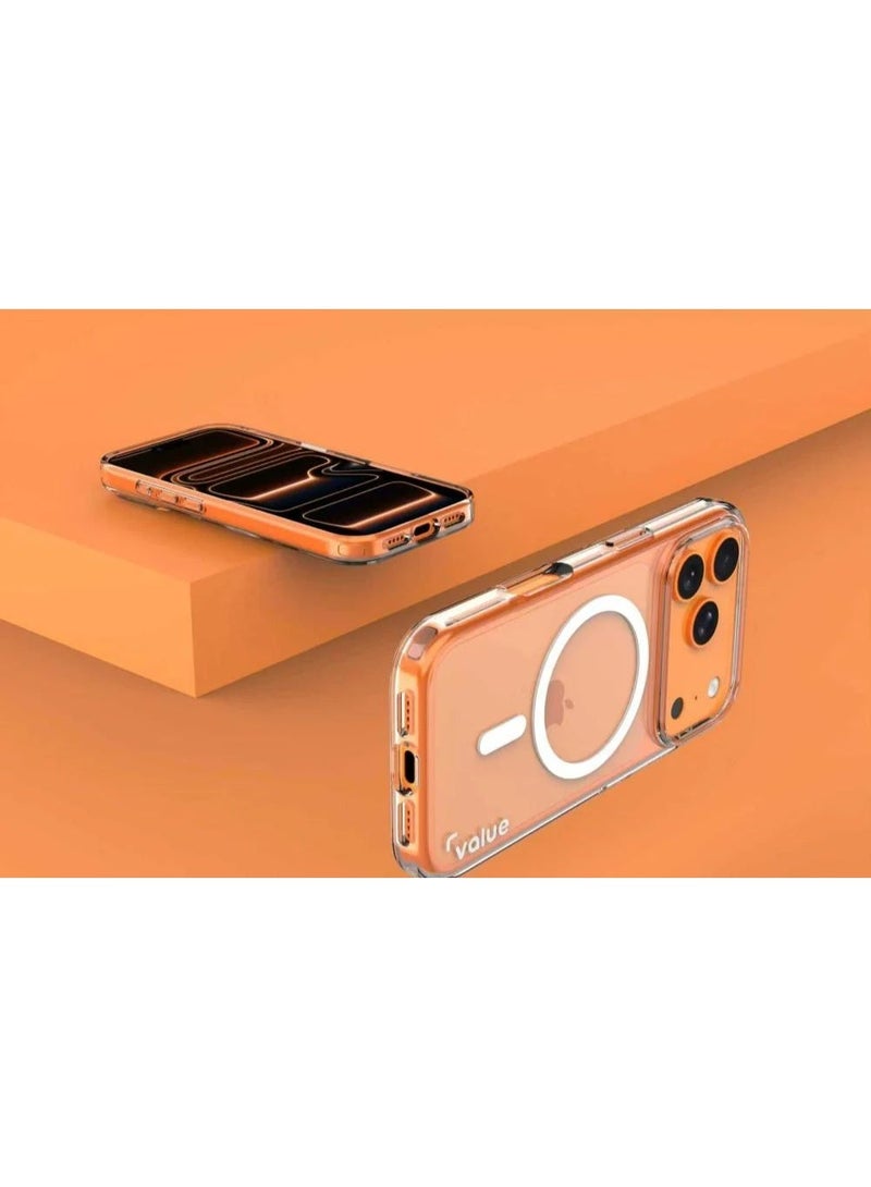 باكج الحماية 360  لهاتفك iPhone 17 Pro Max: جراب شفاف يعرض اللون الأصلي وجمال هاتفك iPhone، مع  سكرين لحماية الشاشه من الصدمات و فلم لحمايه الجوال لتوفير حماية مثالية ضد الصدمات والخدوش. - Image 2